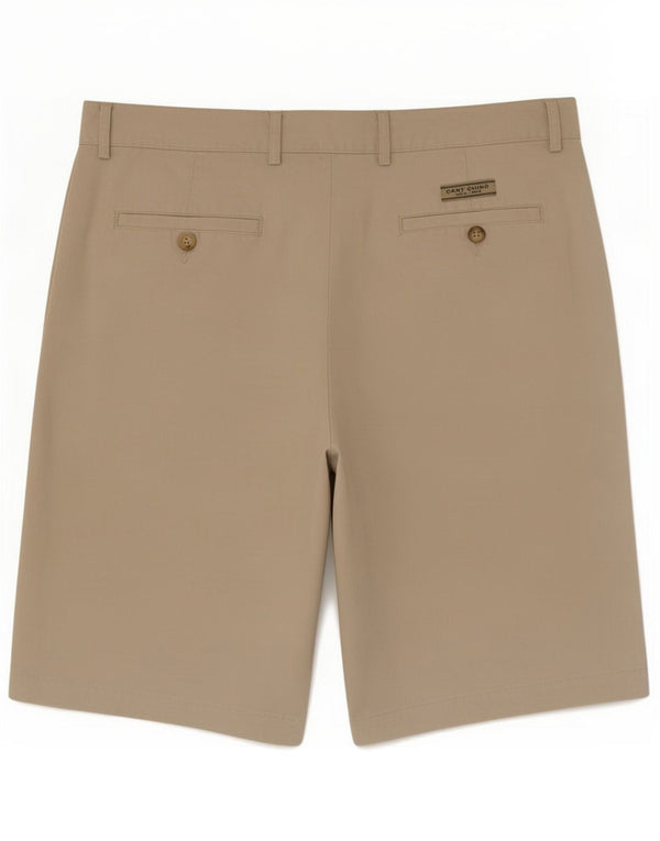 Gant Short Chino Pegged Homme Medium W32 Beige Coton