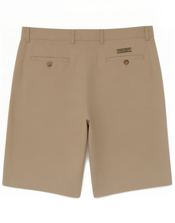 Gant Short Chino Pegged Homme Medium W32 Beige Coton