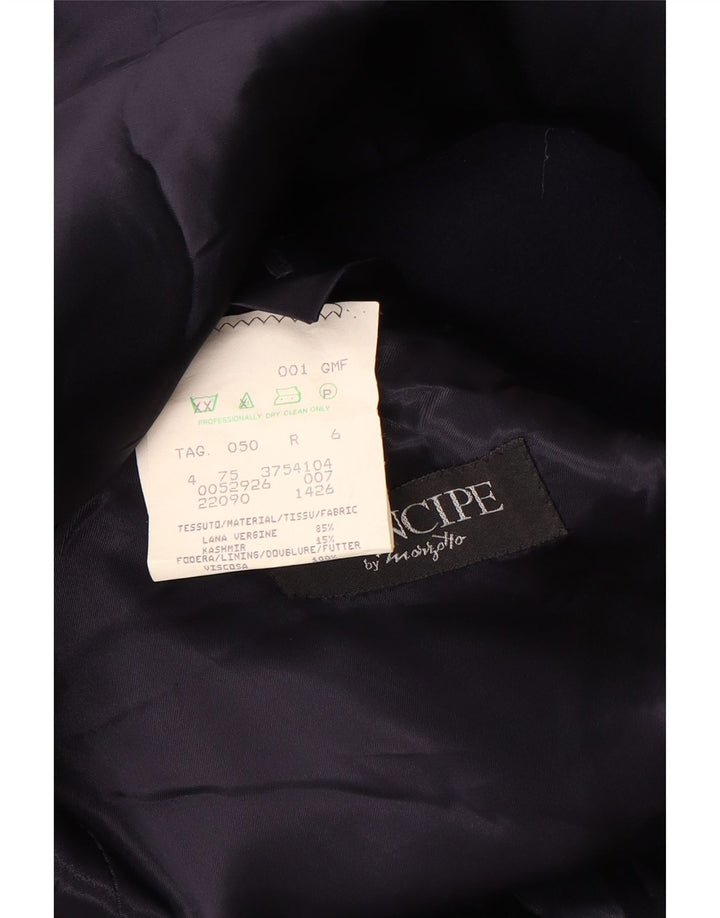 Marzotto Manteau Principe Double Boutonnage Homme IT 50 Large Bleu Marine