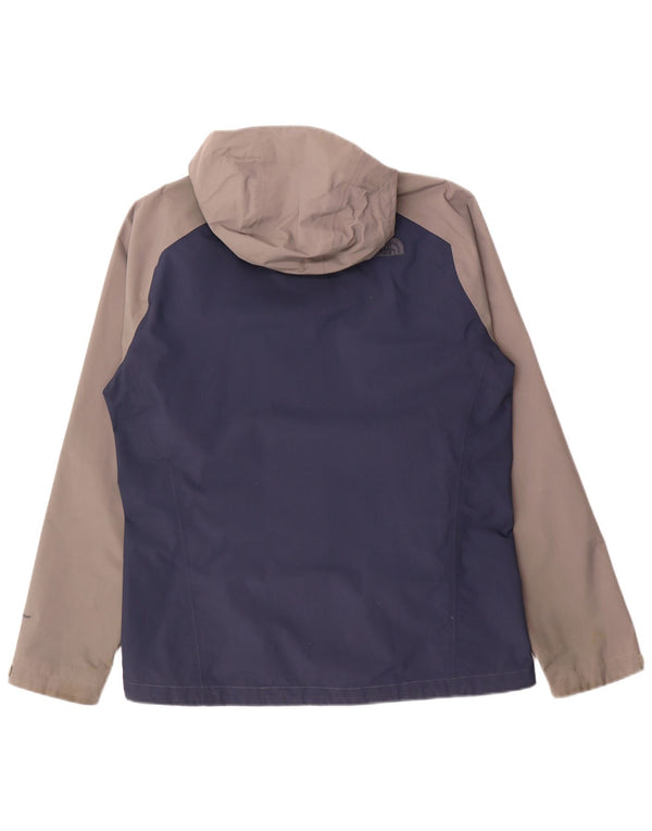 The North Face Veste de pluie à capuche pour homme UK 38 Bleu marine moyen Colourblock