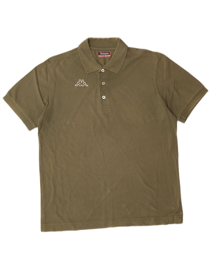 Kappa Polo Homme Vert Moyen