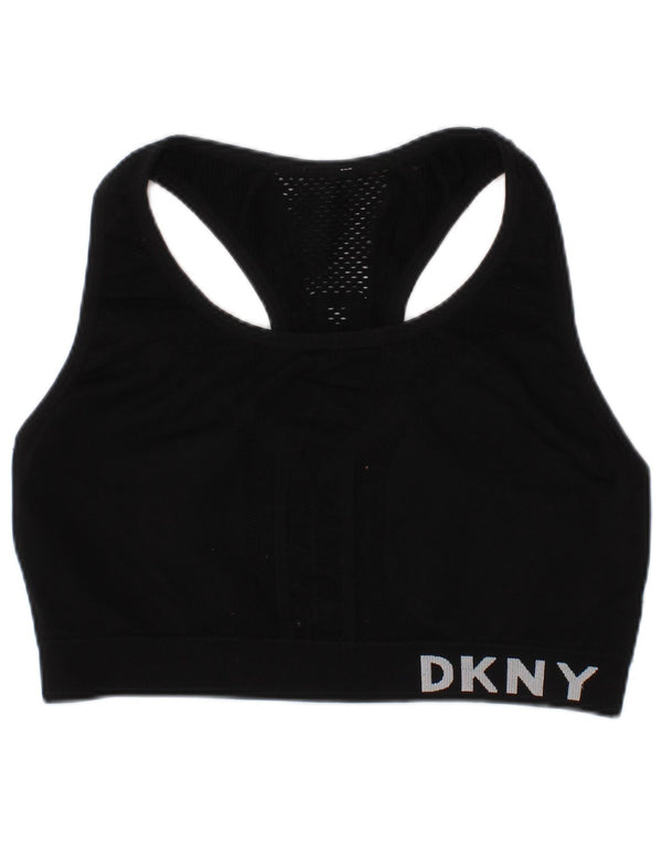 Dkny Haut de soutien-gorge de sport graphique pour femme, petit, noir