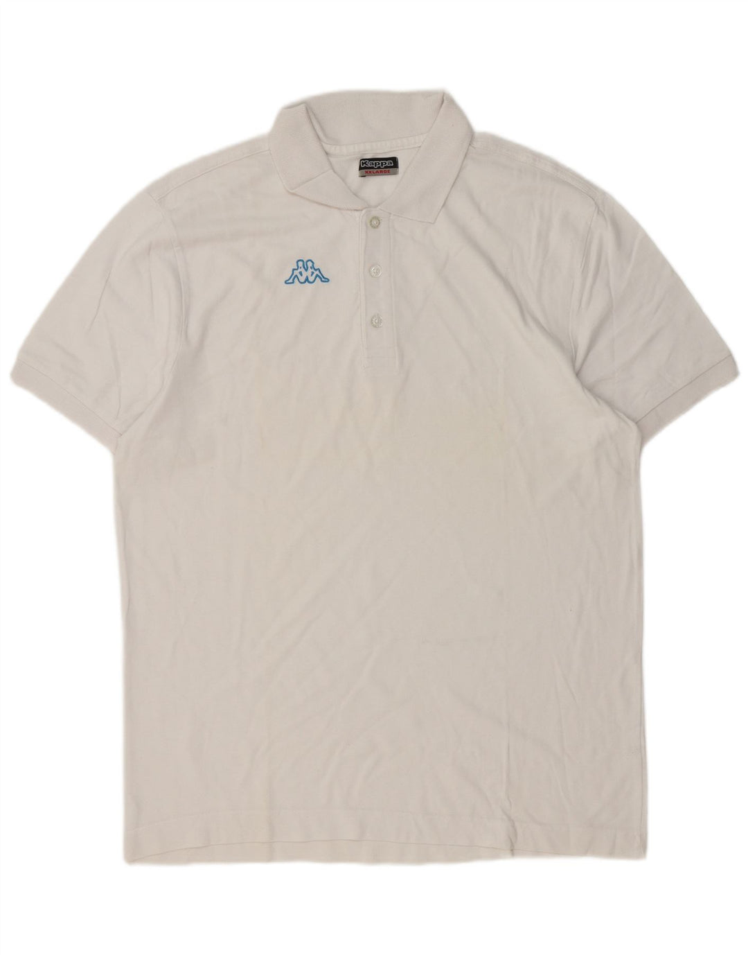 Kappa Polo graphique homme 2XL coton blanc