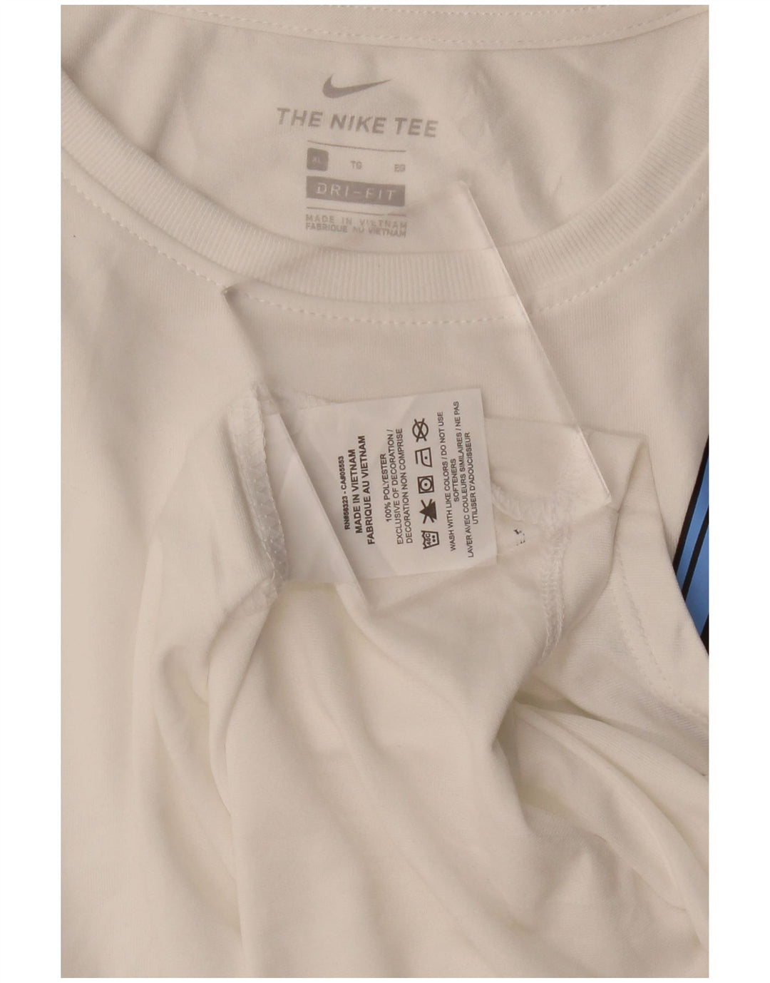 NIKE Débardeur Dri Fit Graphic Fille 13-14 ans XL Blanc Polyester