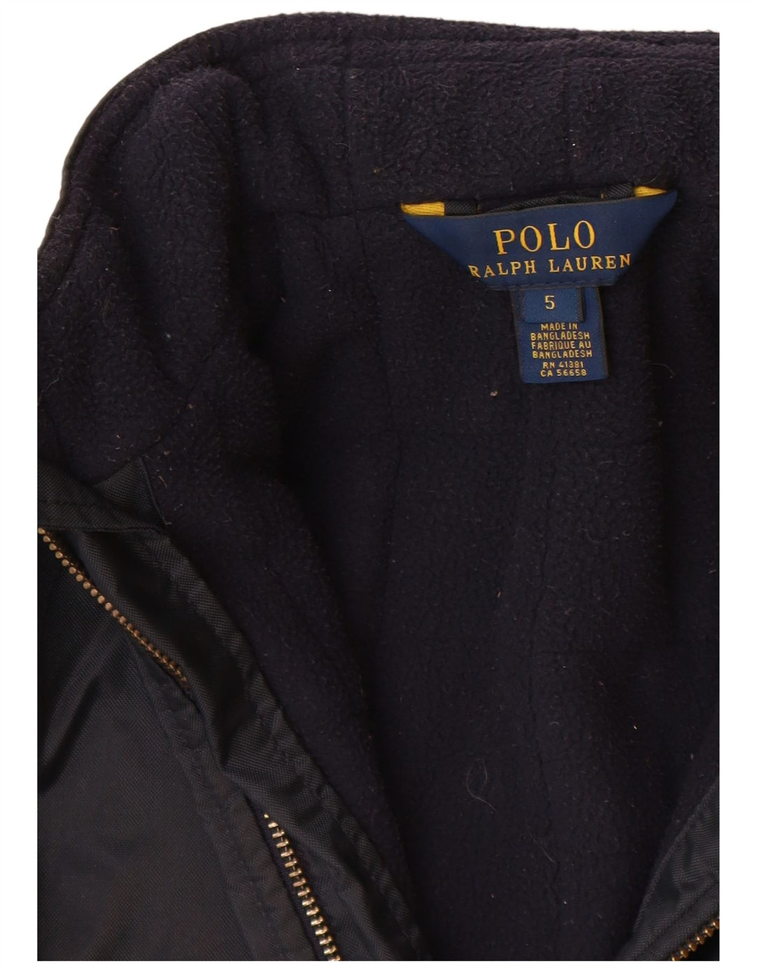 Polo Ralph Lauren Veste coupe-vent garçon 4-5 ans en nylon bleu marine