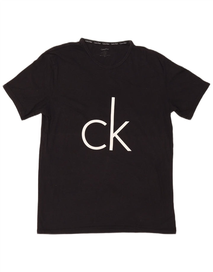 Calvin Klein T-shirt graphique pour hommes, grand, noir