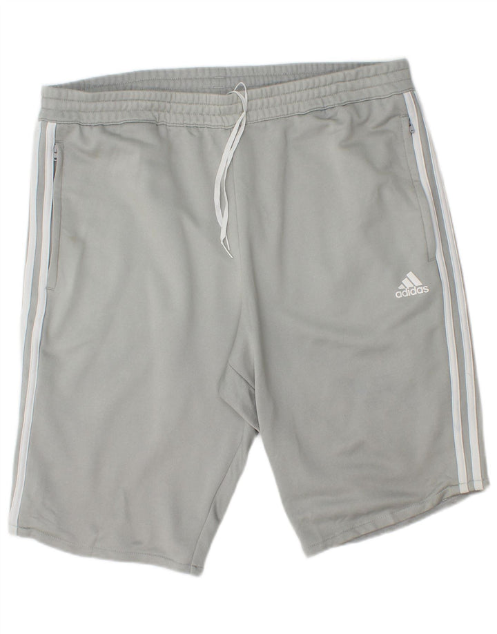 Adidas Short de sport Aeroready pour homme XL Gris Polyester