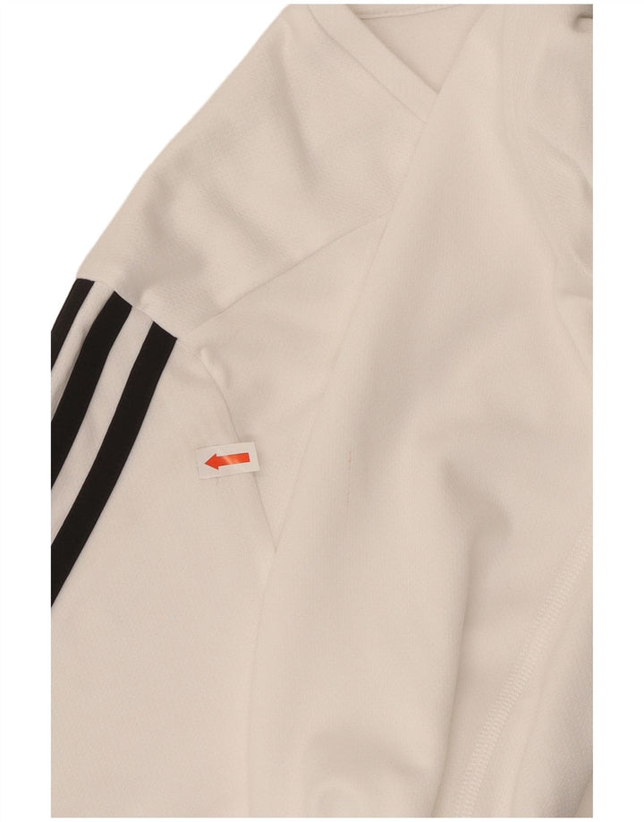 ADIDAS Mens Climalite Graphic T-Shirt Top Large White Polyester