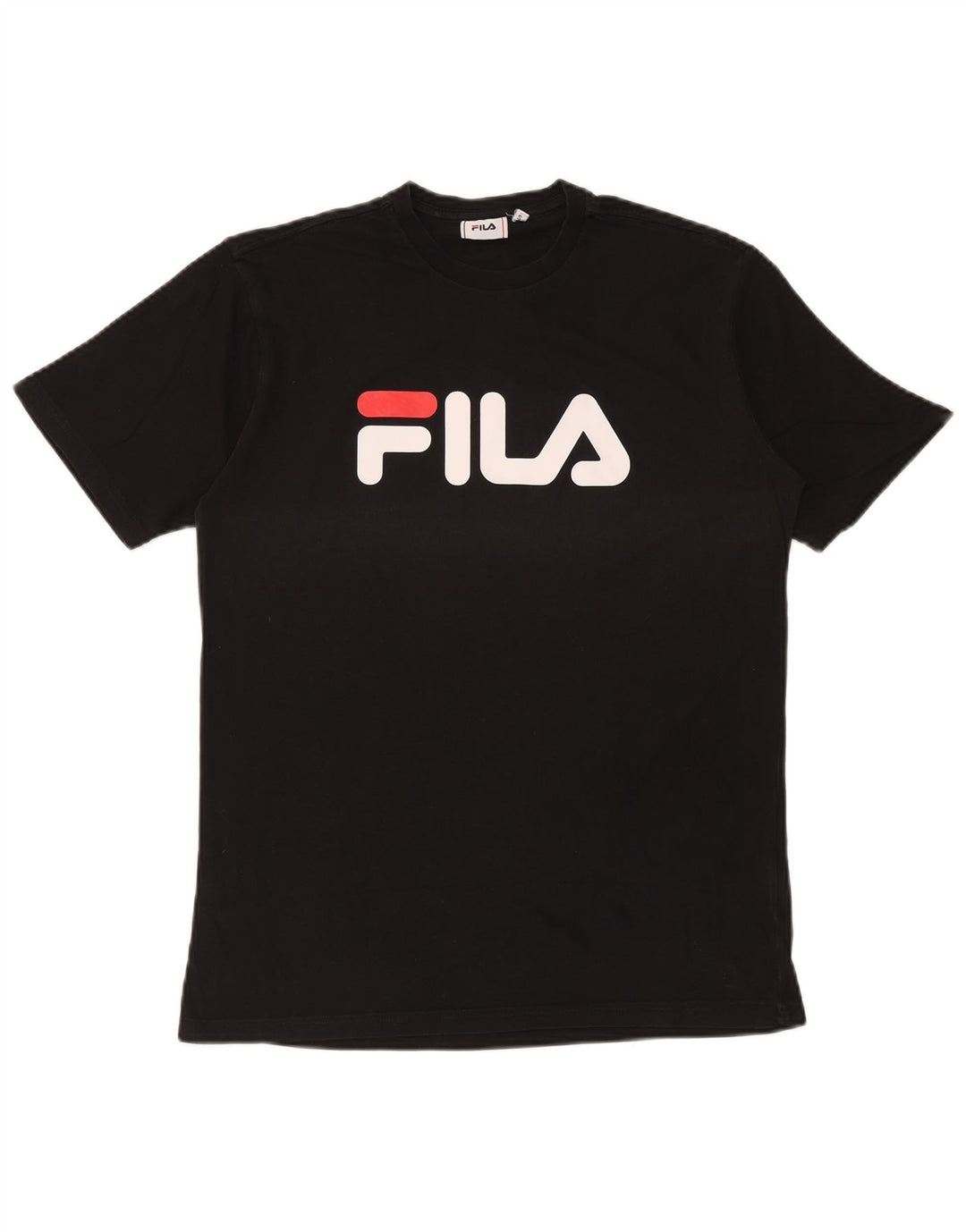 Fila T-Shirt Graphique Homme Petit Noir Coton