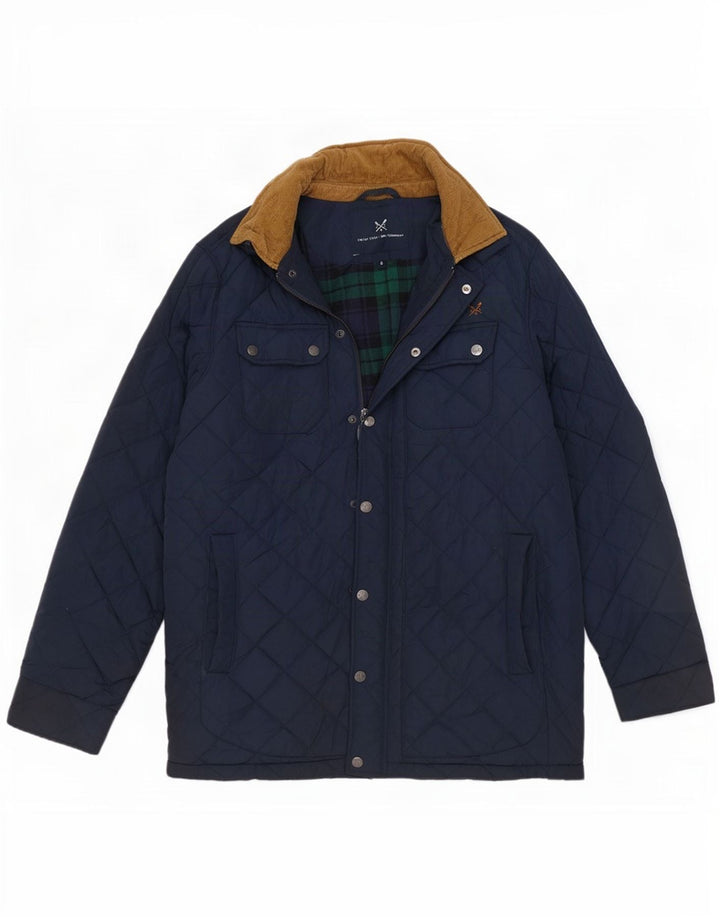 Crew Clothing Veste matelassée pour homme UK 36 Small Bleu marine Polyester