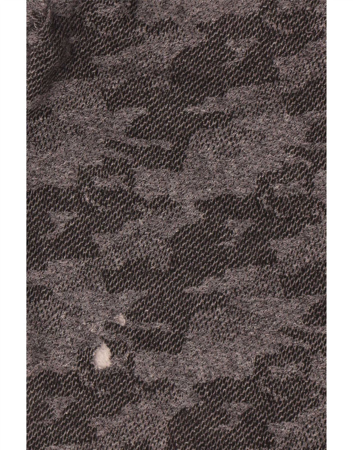 Marks & Spencer Sweat-Shirt Garçon 12-13 Ans Gris Camouflage Coton
