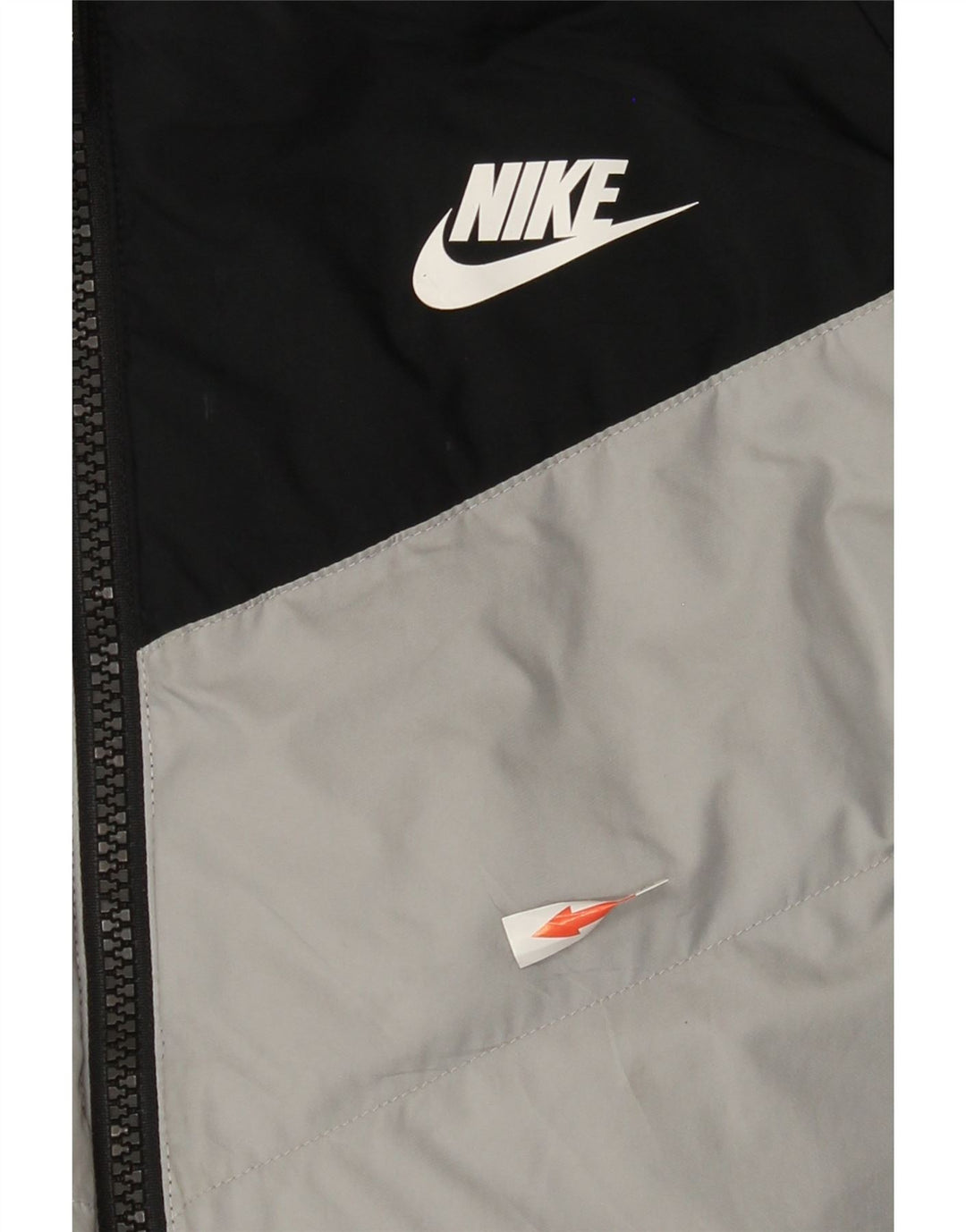 Nike Veste matelassée à capuche pour garçon 13-14 ans XL Noir Colorblock Polyester