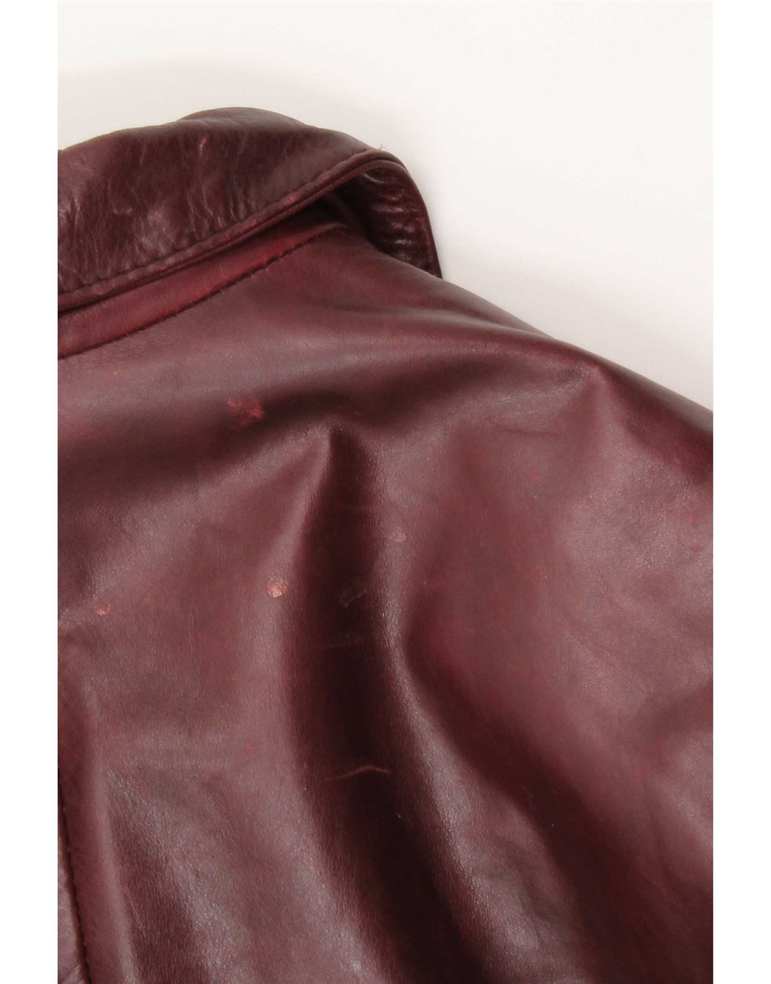 Heeli Manteau en cuir pour femme UK 12 Bordeaux moyen