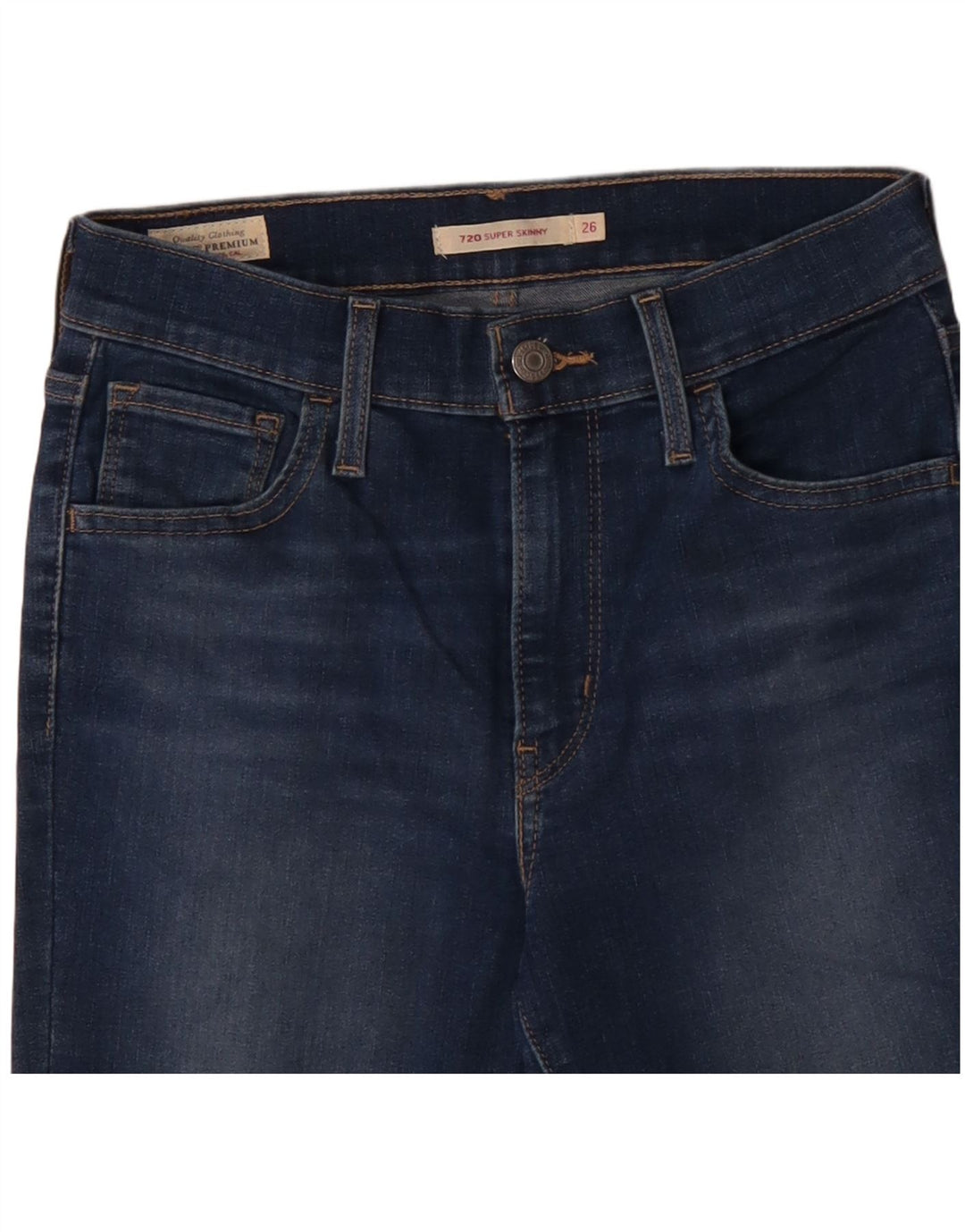 LEVI'S Jean Skinny 720 Femme W26 L28 Bleu Coton