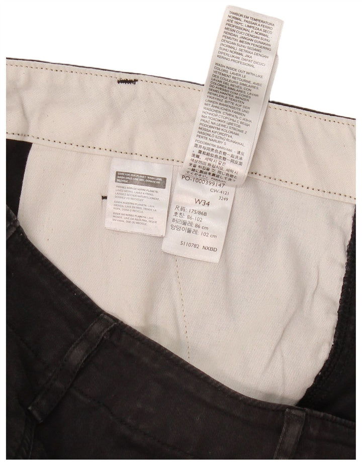Levi's Pantalon Cargo Slim W34 L29 Homme Noir Coton