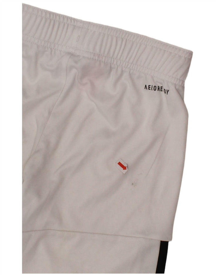 ADIDAS Short de sport Aeroready Garçon 7-8 ans Blanc Polyester