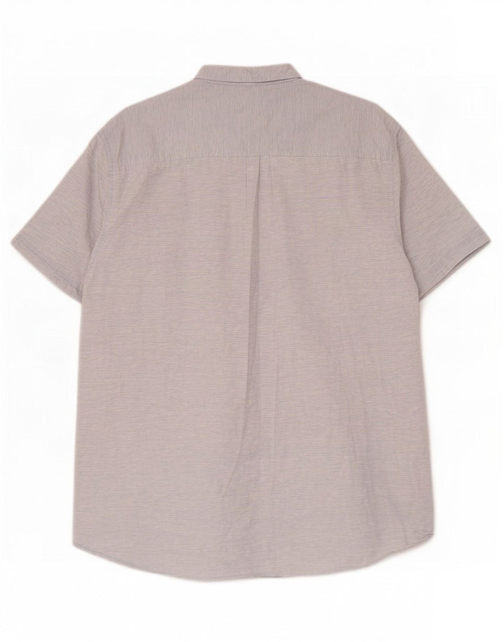 Lee Chemise à Manches Courtes Homme XL Bleu Moucheté Coton