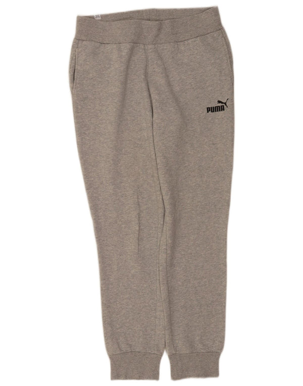 Puma Pantalon de survêtement pour femme Joggers UK 12 Gris moyen Coton