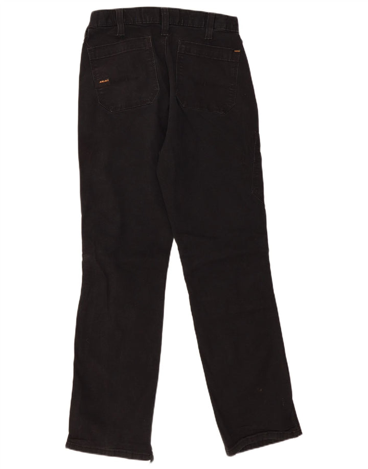 ARIAT Pantalon cargo droit coupe décontractée pour homme W29 L32 Noir Coton
