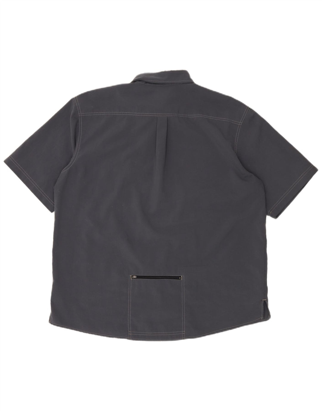 ADIDAS Chemise à manches courtes pour hommes UK 46/48 XL Bleu Marine Polyester