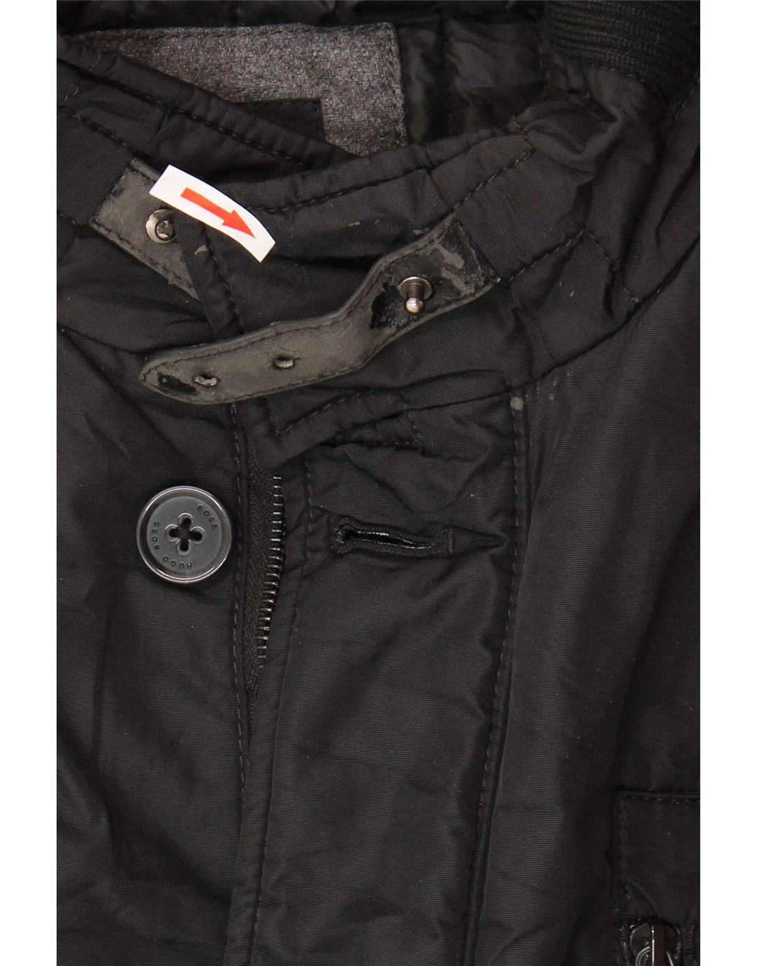 Hugo Boss Veste utilitaire pour hommes UK 54 2XL Noir Polyamide