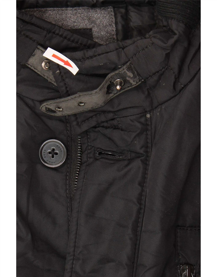 Hugo Boss Veste utilitaire pour hommes UK 54 2XL Noir Polyamide