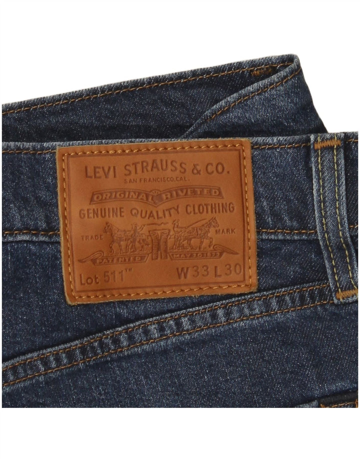 Levi's Jean Slim 511 Homme Bleu W33 L30 Coton