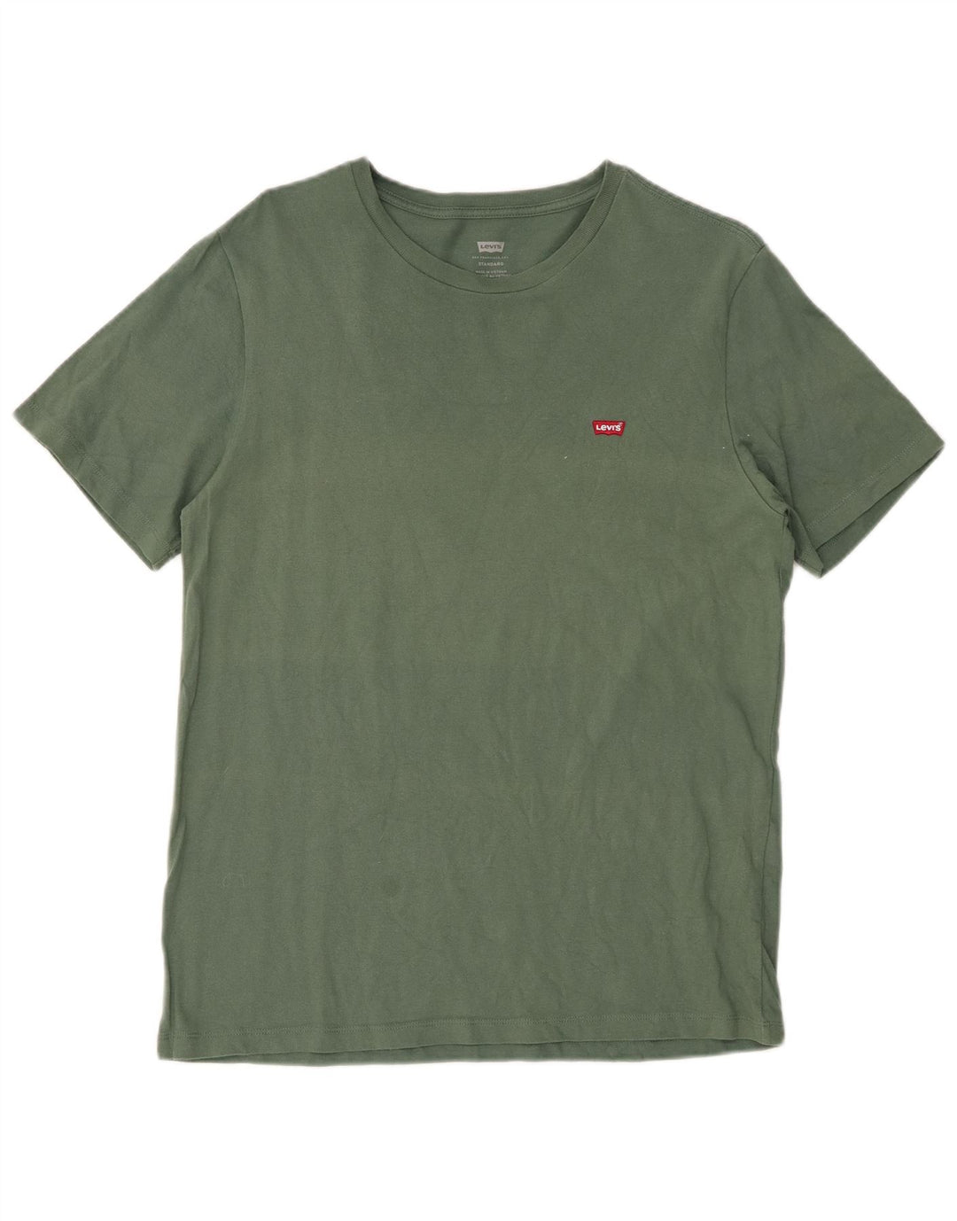 LEVI'S Tee-Shirt Standard Homme Vert Moyen Coton