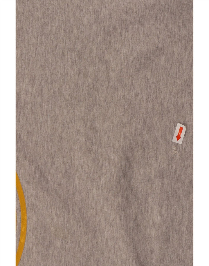 ADIDAS Sweat-Shirt Graphique Homme Gris Moyen Coton