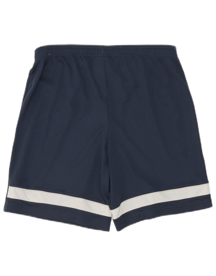 Nike Short de sport Dri Fit pour homme Taille S Bleu marine Colorblock Polyester