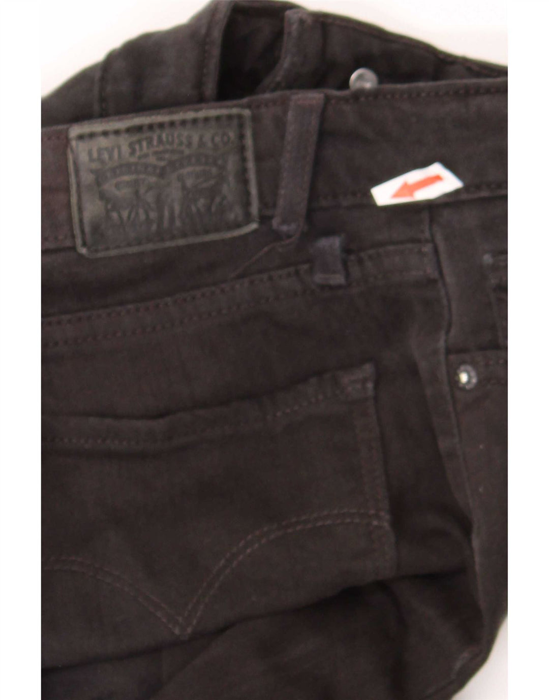 Levi's Jean Slim 712 Femme W26 L30 Coton Noir