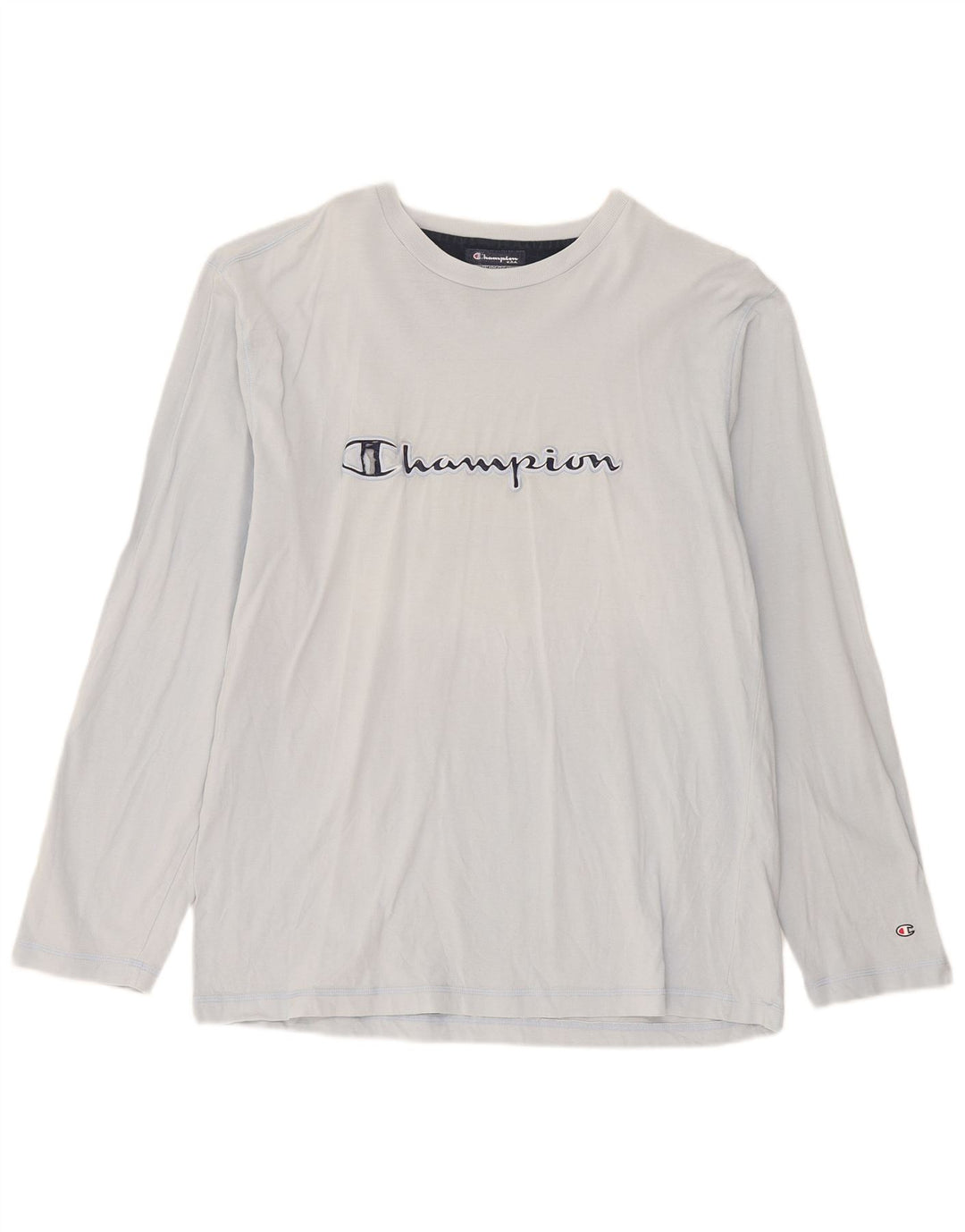 Champion Haut Graphique Homme Manches Longues XL Bleu Coton
