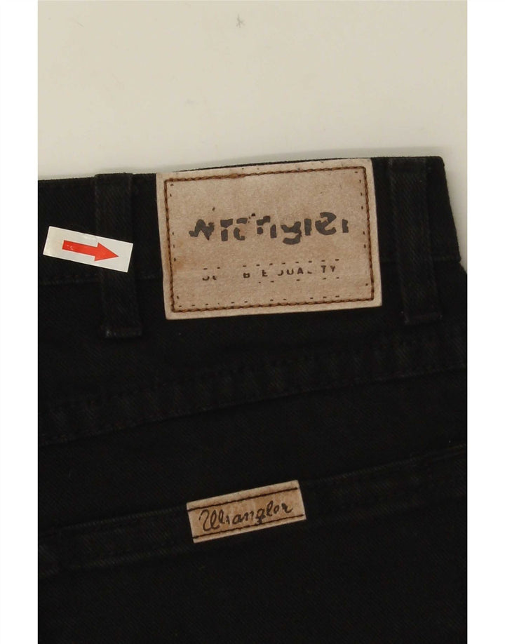 Wrangler Jean droit coupe régulière pour homme W32 L30 en coton noir