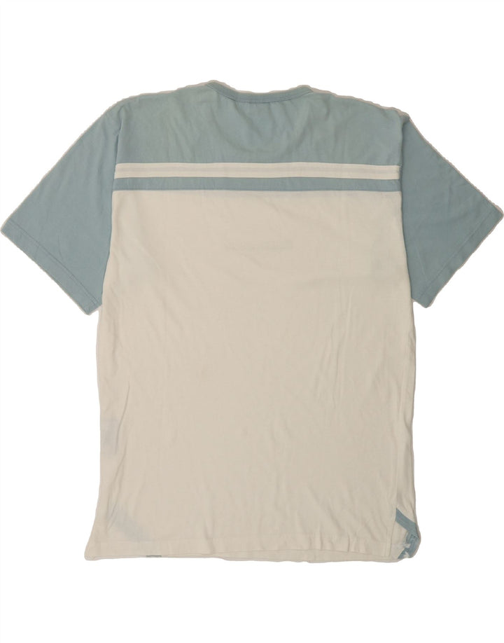 INVICTA Mens Graphic T-Shirt Top Medium White Colourblock Cotton Vintage Invicta and Second-Hand Invicta from Messina Hembry 