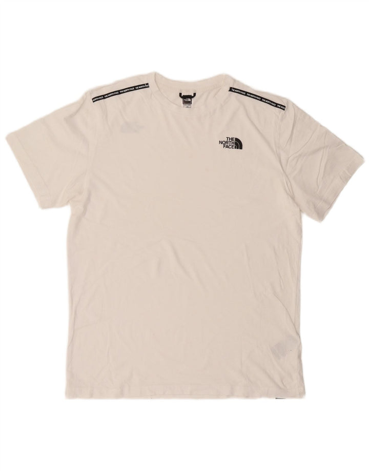 The North Face T-Shirt Homme Haut Large Blanc Coton