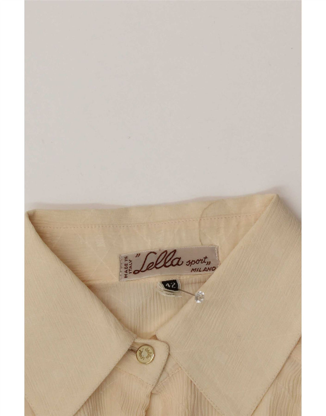 Chemise femme vintage IT 42 Beige moyen