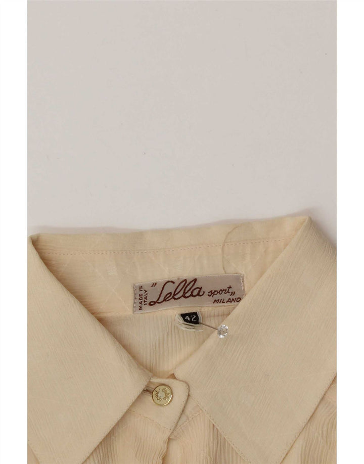 Chemise femme vintage IT 42 Beige moyen