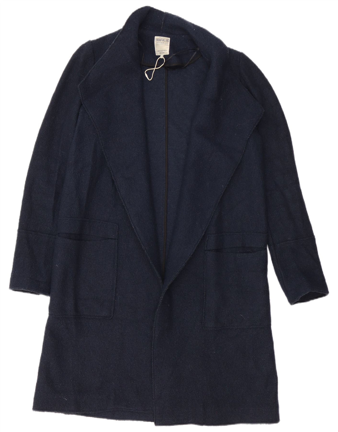 Zara Pardessus surdimensionné pour femme UK 6 XS Bleu marine