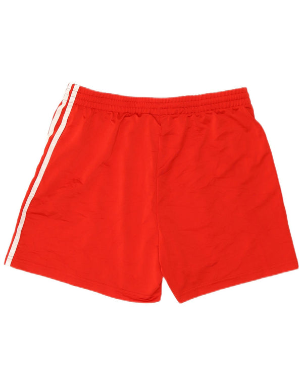 Adidas Short de sport pour femme UK 16/18 Large Rouge Polyester