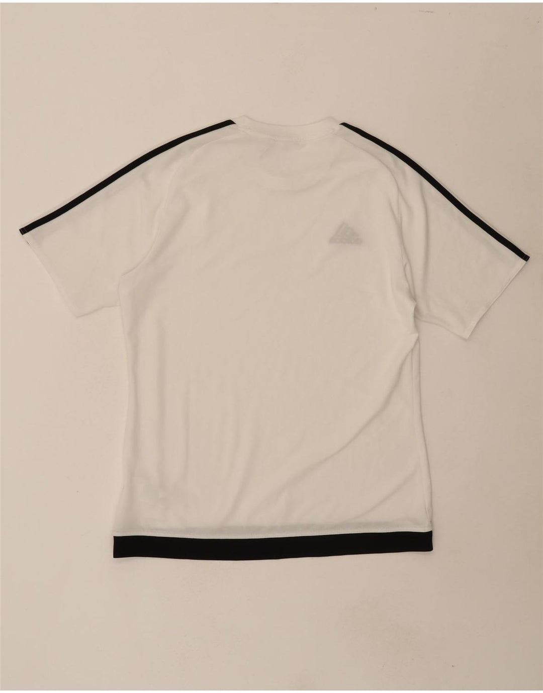 ADIDAS Mens Climalite T-Shirt Top Medium White Colourblock Polyester Vintage Adidas and Second-Hand Adidas from Messina Hembry 