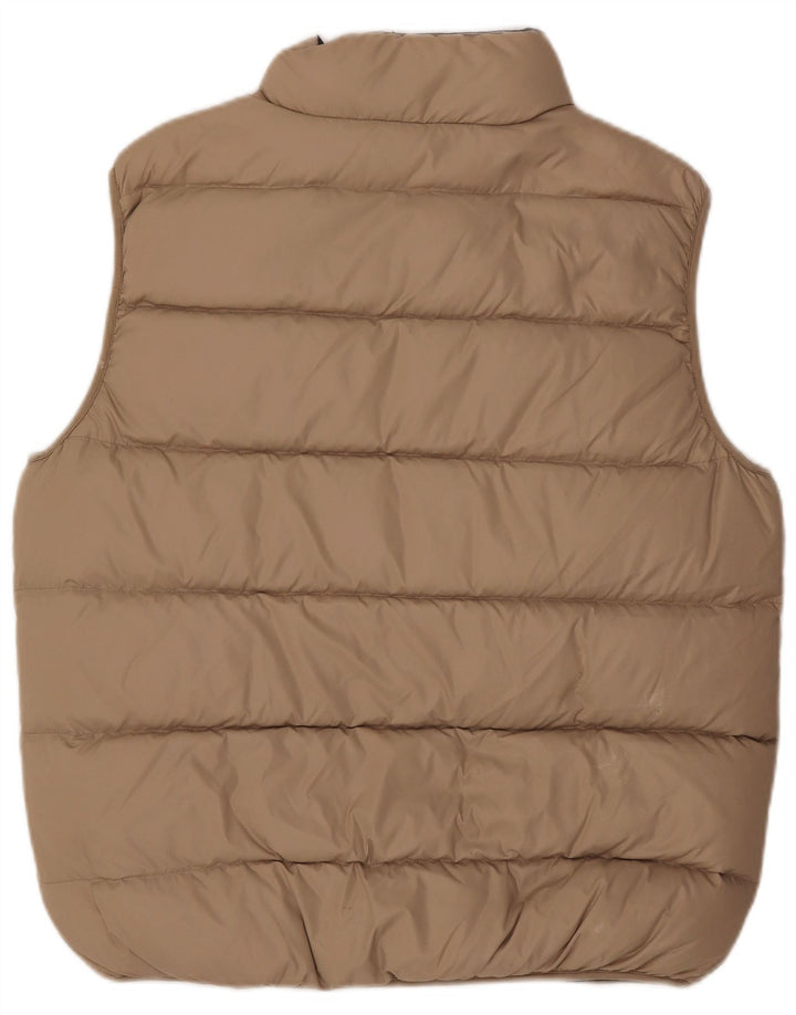 North Sails Gilet rembourré réversible pour homme UK 40 Large Beige Nylon