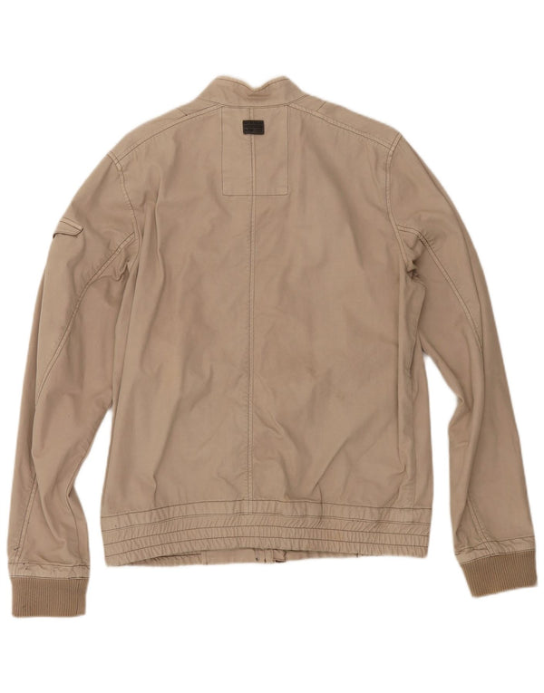 G-Star Veste Bomber Homme UK 40 Large Beige Coton