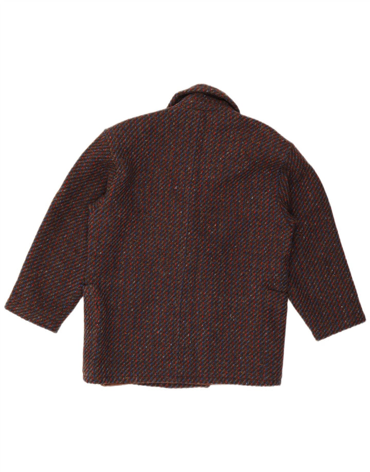 Manteau Femme Vintage IT 44 Moyen Multicolore Moucheté