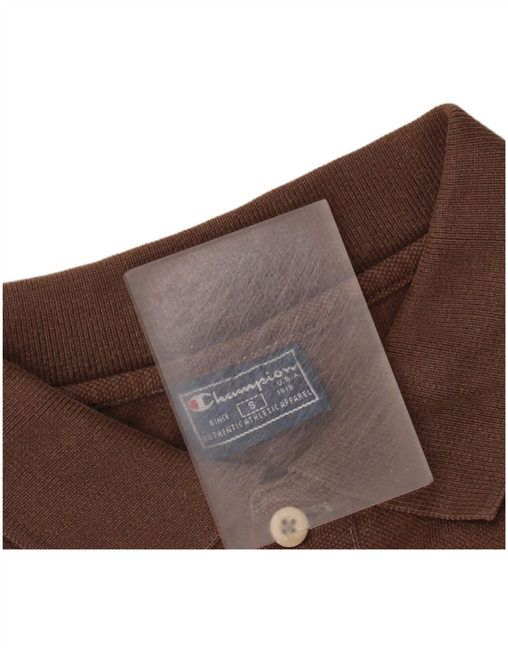 CHAMPION Polo Homme Petit Marron Coton