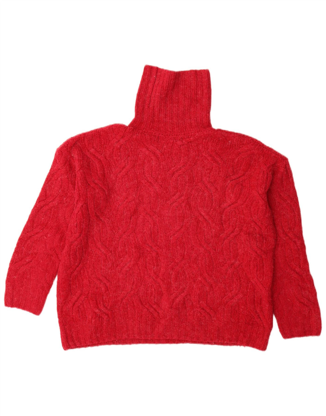 Marks & Spencer Pull surdimensionné à col roulé pour femme UK 10 Petit Rose