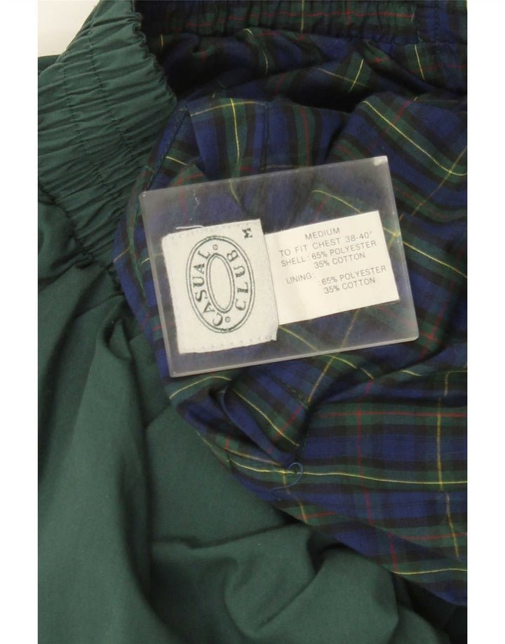 veste réversible homme vintage UK 38 Polyester vert moyen