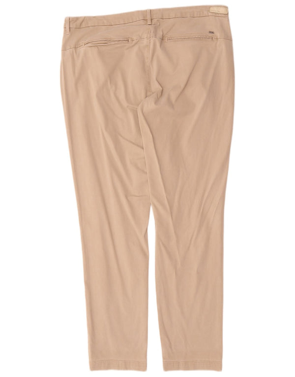 Tommy Hilfiger Pantalon Chino Slim Femme US 14 XL W38 L30 Coton Beige
