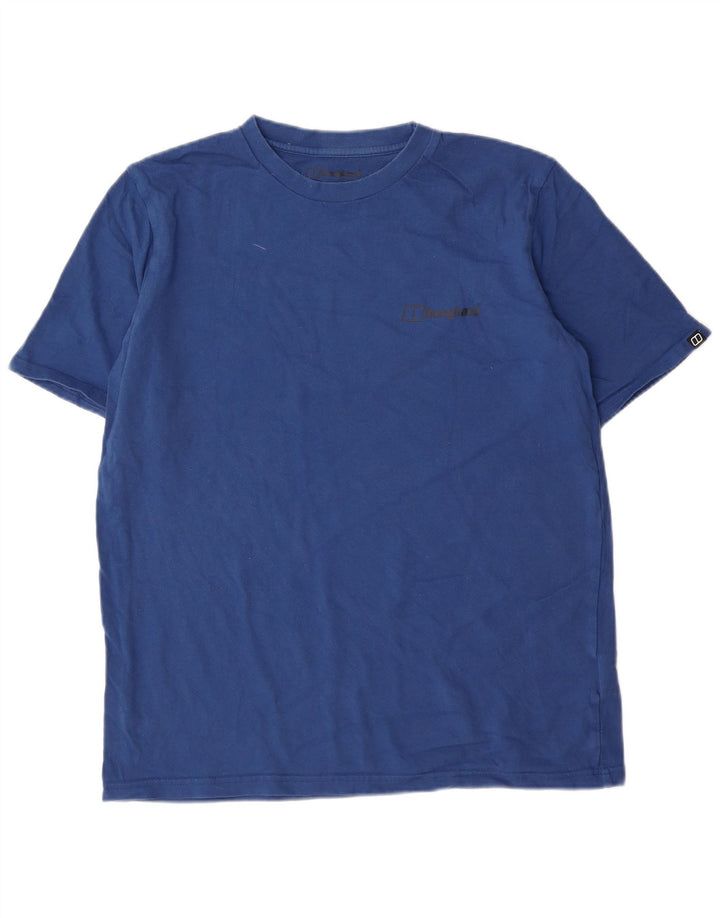 Berghaus T-Shirt Homme Haut Large Bleu Coton