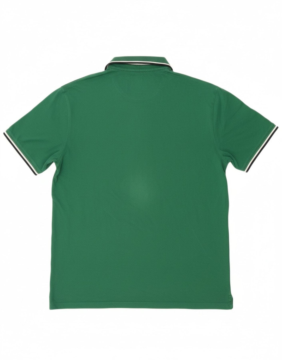 WOOLRICH Mens Polo Shirt Large Green Cotton
