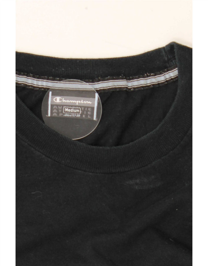 Champion T-Shirt Graphique Homme Noir Moyen